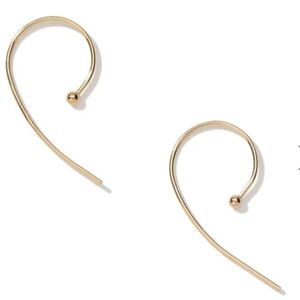 Kathleen Whitaker 14k gold loop earrings (pair)